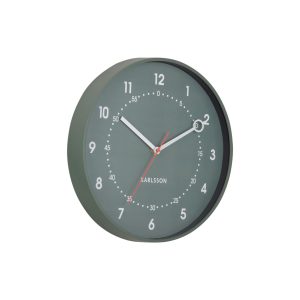 Karlsson wandklok Fresco – groen – Ø31.5cm Karlsson wandklok Fresco – groen – Ø31.5cm