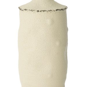 J-Line vaas Bay – keramiek – wit/zwart – large – 40.5 cm hoog