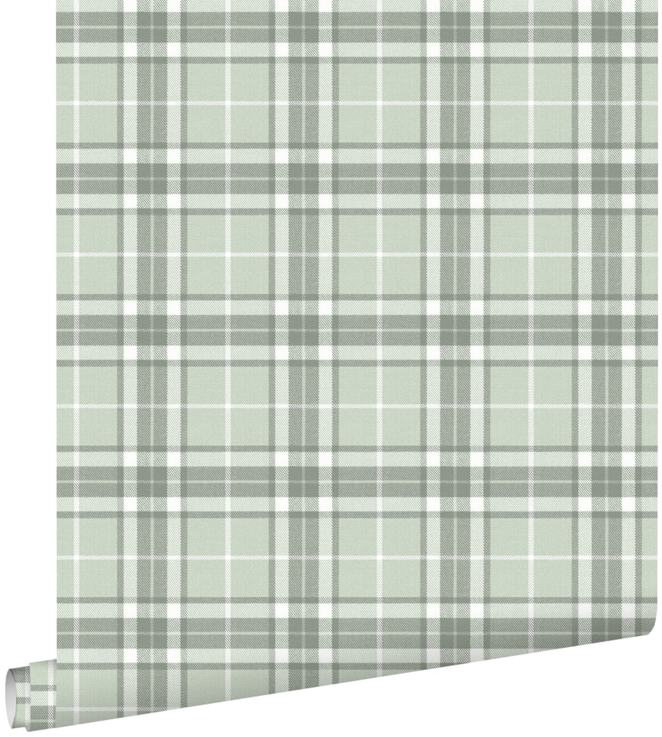 ESTAhome behang ruiten mintgroen - 53 cm x 10.05 m - 138952