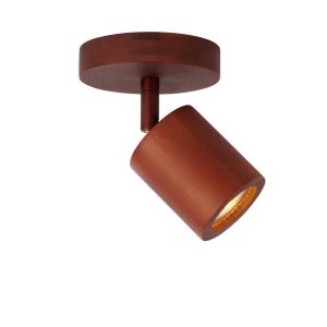 GOOD&MOJO plafonnière Java – bruin – Ø12cm GOOD&MOJO plafonnière Java – bruin – Ø12cm
