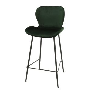 Giga Meubel Barstoel Velvet – Groen Giga Meubel Barstoel Velvet – Groen