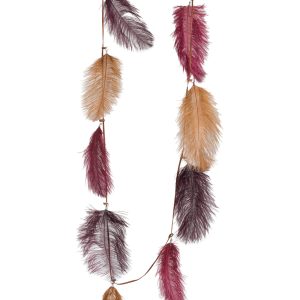 J-Line slinger Pluim – roze/bordeaux/oker J-Line slinger Pluim – roze/bordeaux/oker