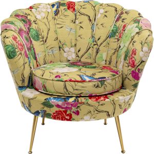 Kare Design Fauteuil Water Lily Flower Fever geel Kare Design Fauteuil Water Lily Flower Fever geel