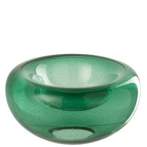J-Line sierschaal Carol – glas – groen – small J-Line sierschaal Carol – glas – groen – small