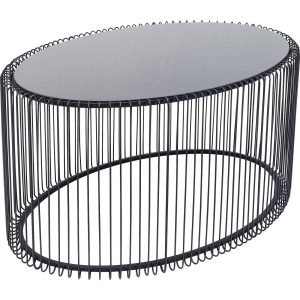 Kare Design Salontafel Wire Uno Zwart 60x90cm Kare Design Salontafel Wire Uno Zwart 60x90cm