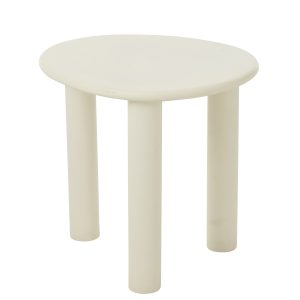 J-Line bijzettafel Bali – hout – wit – small J-Line bijzettafel Bali – hout – wit – small