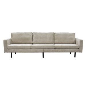 Giga Meubel Bank Florence 4-zits – Stof/Metaal – Taupe Giga Meubel Bank Florence 4-zits – Stof/Metaal – Taupe