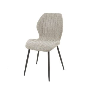 Giga Meubel Eetkamerstoel Lendesteun – Zand Bouclé – Set van 4 Giga Meubel Eetkamerstoel Lendesteun – Zand Bouclé – Set van 4