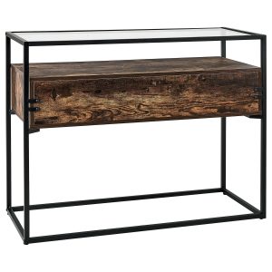 Furnilux Sidetable met lades Echo – glas – 120x40x80 – 120x40x80cm