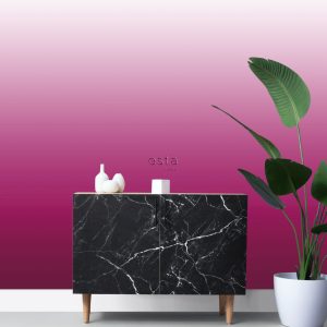 ESTAhome fotobehang kamerhoog dip dye kleurverloop fuchsia roze en mat ESTAhome fotobehang kamerhoog dip dye kleurverloop fuchsia roze en mat