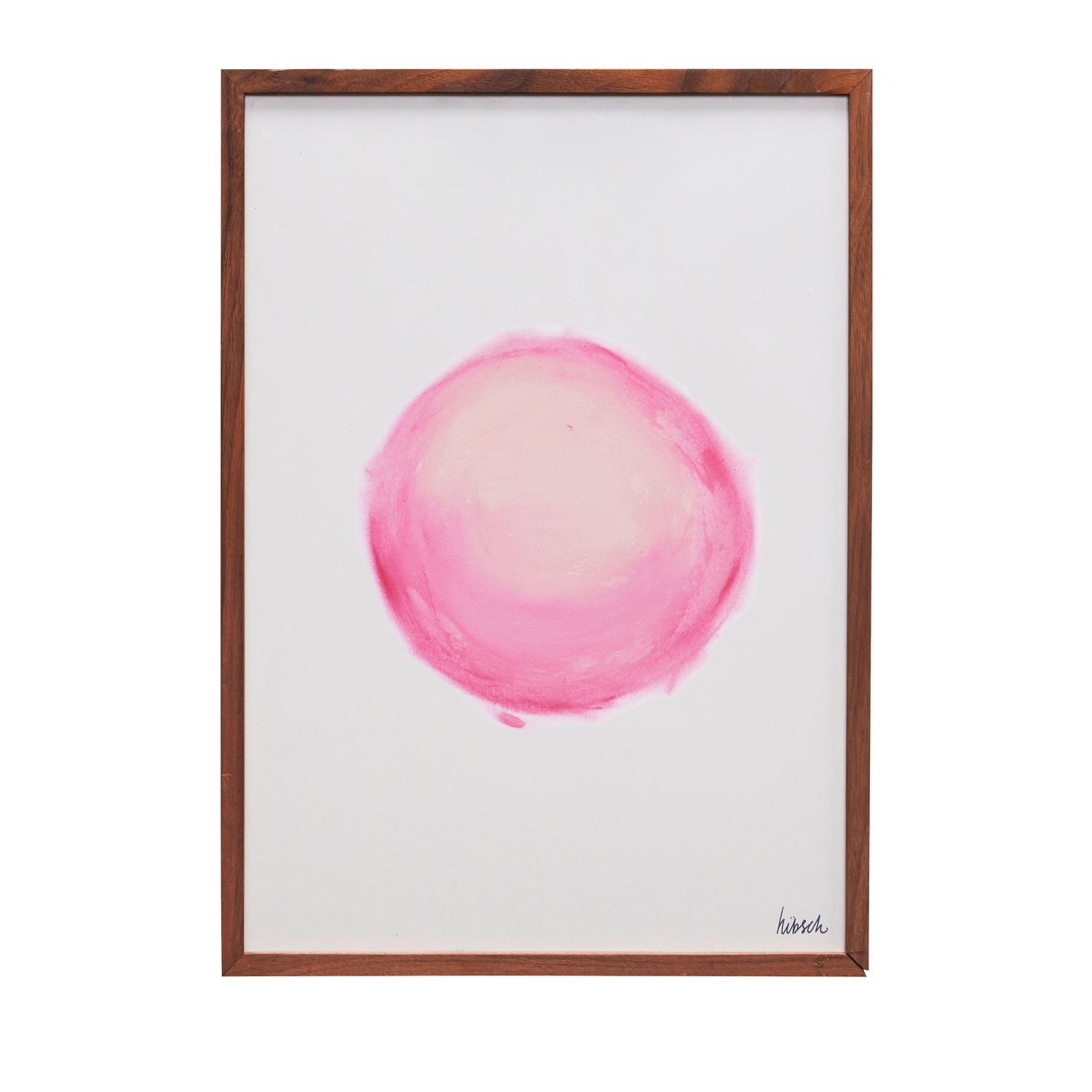 Hübsch lijst Focal - glas/mdf/walnoothout - 32x2xh44cm