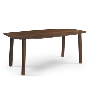 Giga Meubel Eettafel Leone – Deens Ovaal – Donkerbruin Hout – 170x100x Giga Meubel Eettafel Leone – Deens Ovaal – Donkerbruin Hout – 170x100x