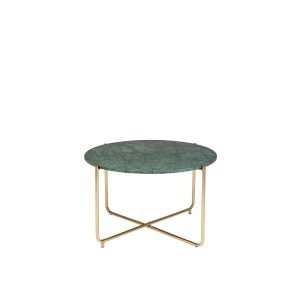 Housecraft Living Timpa Salontafel Rond 70 cm Marmer Groen/ Goud