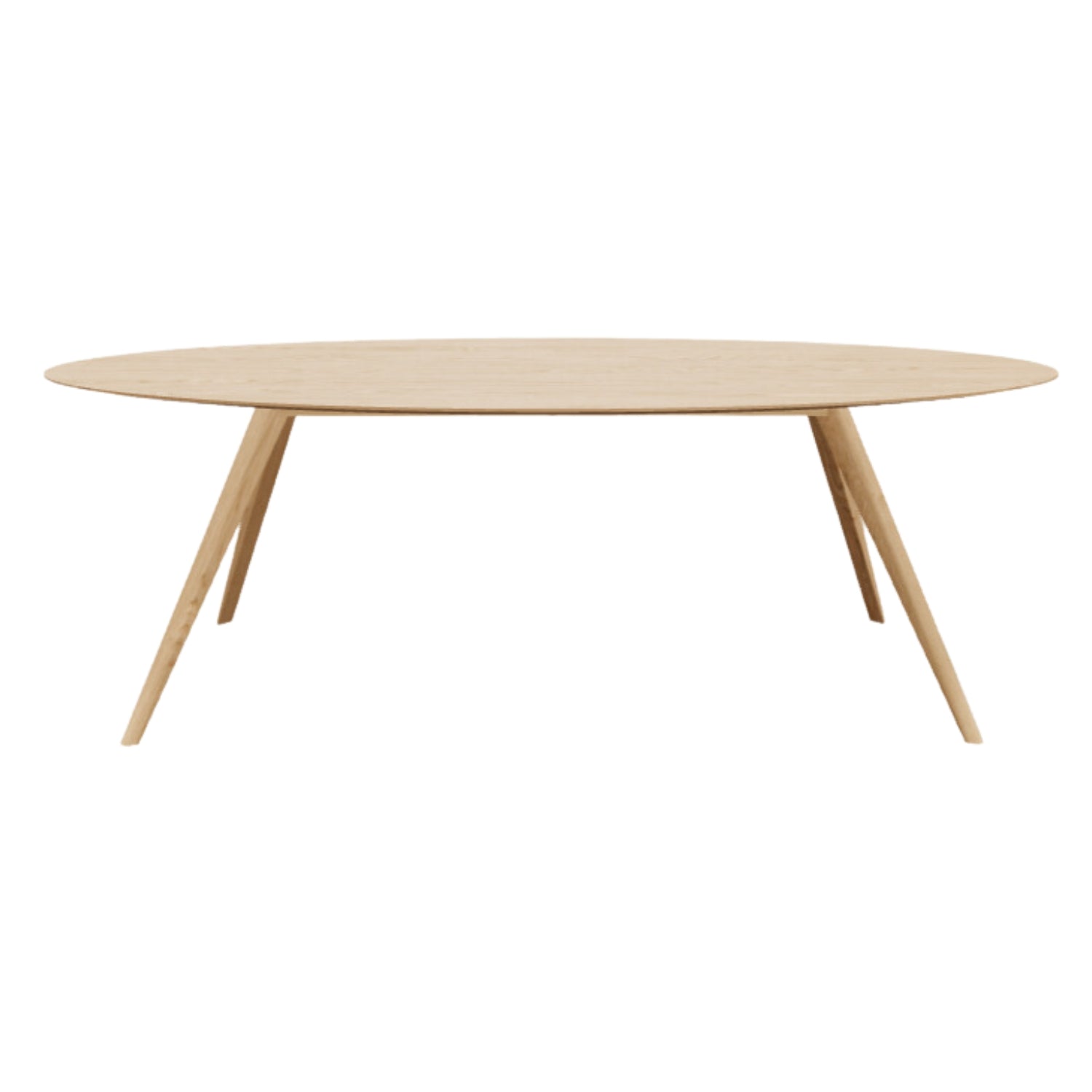 HelloTable eettafel Novum 30 - ovaal - 220x110 cm - eiken naturel