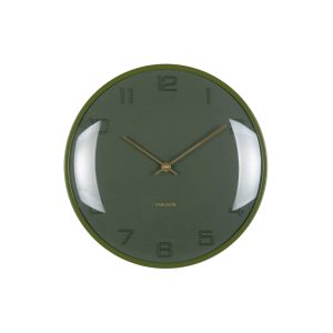 Karlsson wandklok Fuerte Dome – groen – Ø30.5cm Karlsson wandklok Fuerte Dome – groen – Ø30.5cm