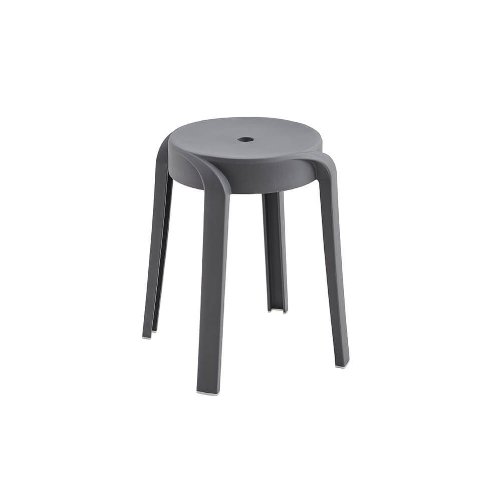 Home Deluxe | Kruk NIVO - grijs, set van 4 | stapelbaar