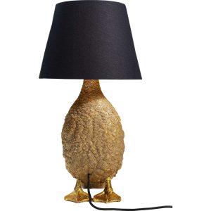 Kare Design tafellamp – eend – goud en zwart Kare Design tafellamp – eend – goud en zwart