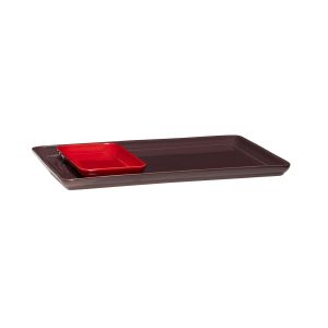 Hübsch dienblad Amare – steenpoeder – 20x10xh2cm, 35x26xh2cm Hübsch dienblad Amare – steenpoeder – 20x10xh2cm, 35x26xh2cm