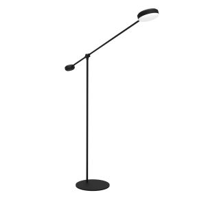 EGLO vloerlamp Clavellina – led – 160,5 cm – zwart/wit – dimbaar EGLO vloerlamp Clavellina – led – 160,5 cm – zwart/wit – dimbaar