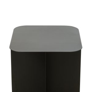 J-Line bijzettafel Vierkant – metaal – zwart