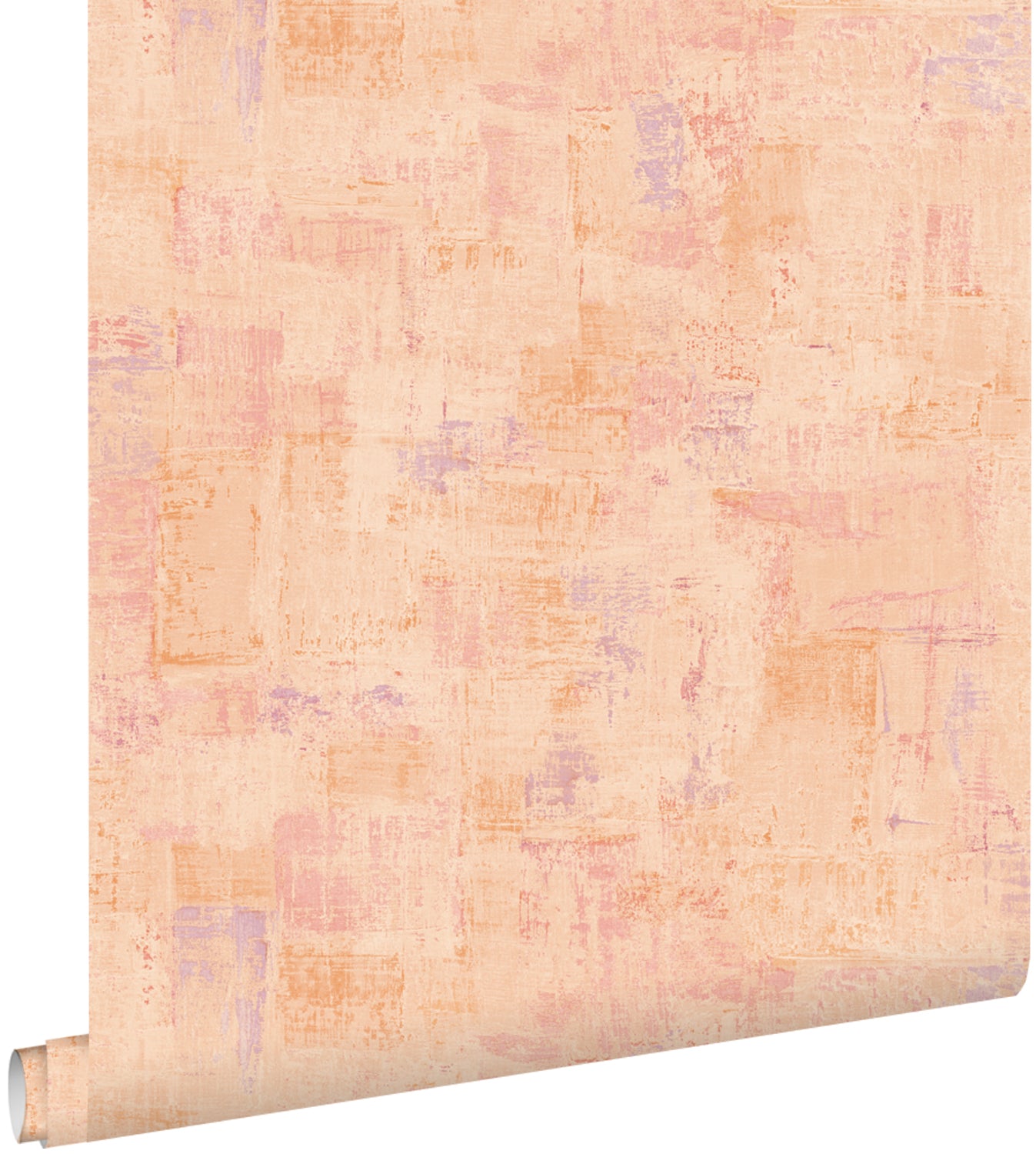 ESTAhome behang schilderachtige structuur perzik roze - 50 x 900 cm -