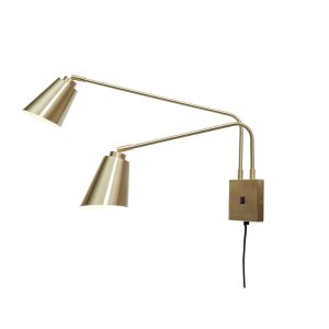 it's about RoMi wandlamp Bremen – goud – 130x60x49cm it's about RoMi wandlamp Bremen – goud – 130x60x49cm