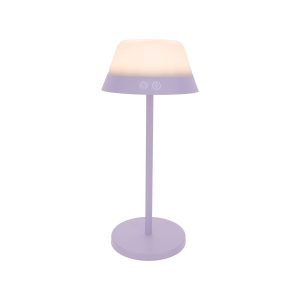 EGLO tafellamp Meggiano – draadloos – 32 cm – lila/wit EGLO tafellamp Meggiano – draadloos – 32 cm – lila/wit