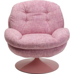 Kare Design Draaifauteuil Cosy roze Kare Design Draaifauteuil Cosy roze