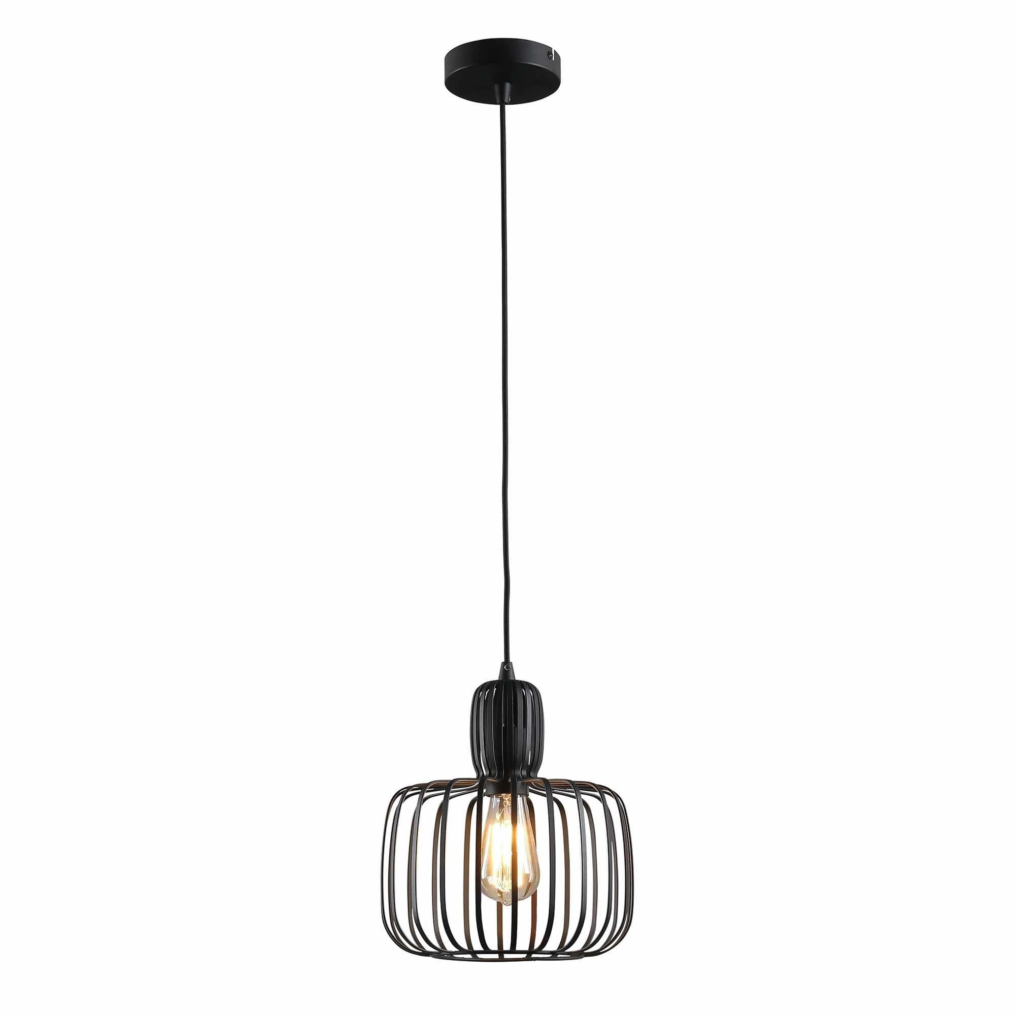 Freelight hanglamp Costola - 1 lichts - 25 x 150 cm - zwart