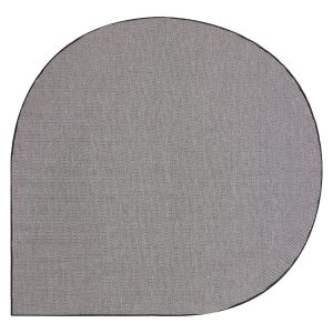 Interieur05 Buitenkleed Druppel Mono – Zwart/Wit – Dubbelzijdig – EVA
