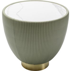 Kare Design Bijzettafel Endless Vegas Ø47cm groen