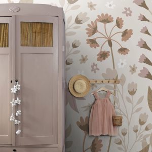 ESTAhome fotobehang bloemen beige, terracotta en roze – 200 x 279 cm – ESTAhome fotobehang bloemen beige, terracotta en roze – 200 x 279 cm –