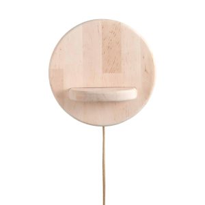 GOOD&MOJO wandlamp Corsica – naturel – Ø18cm