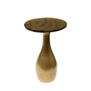 Giga Meubel Bijzettafel Eclipse – Goud Metaal/Glas – 40x40x60cm Giga Meubel Bijzettafel Eclipse – Goud Metaal/Glas – 40x40x60cm