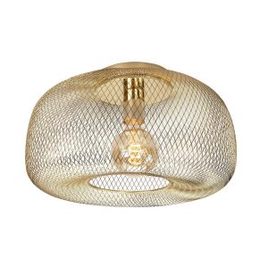 Highlight plafondlamp Honey – 1 lichts – 39 x 22 cm – goud Highlight plafondlamp Honey – 1 lichts – 39 x 22 cm – goud