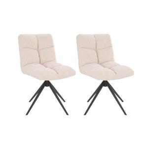 Home Deluxe Eetkamerstoel NODA Snoer Crème Aantal: 2