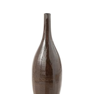 J-Line vaas Fles Blinkend – terra – bruin – medium – 93 cm hoog
