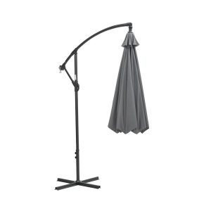 Garden Impressions zweefparasol Athene licht grijs – Ø300 cm