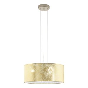 EGLO hanglamp Viserbella – e27 – ø 53 cm – champagne/goud EGLO hanglamp Viserbella – e27 – ø 53 cm – champagne/goud