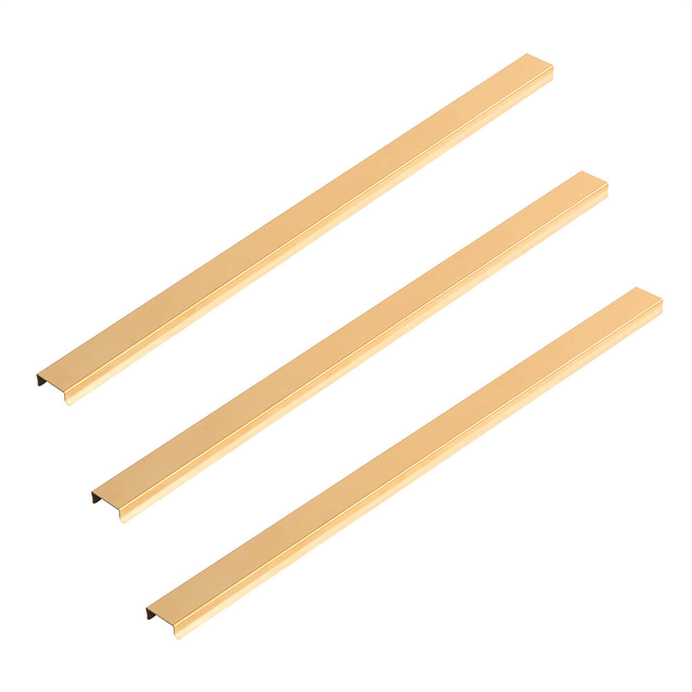 HOME DELUXE decoratiestrip voor akoestisch paneel, set van 3 – goud 50