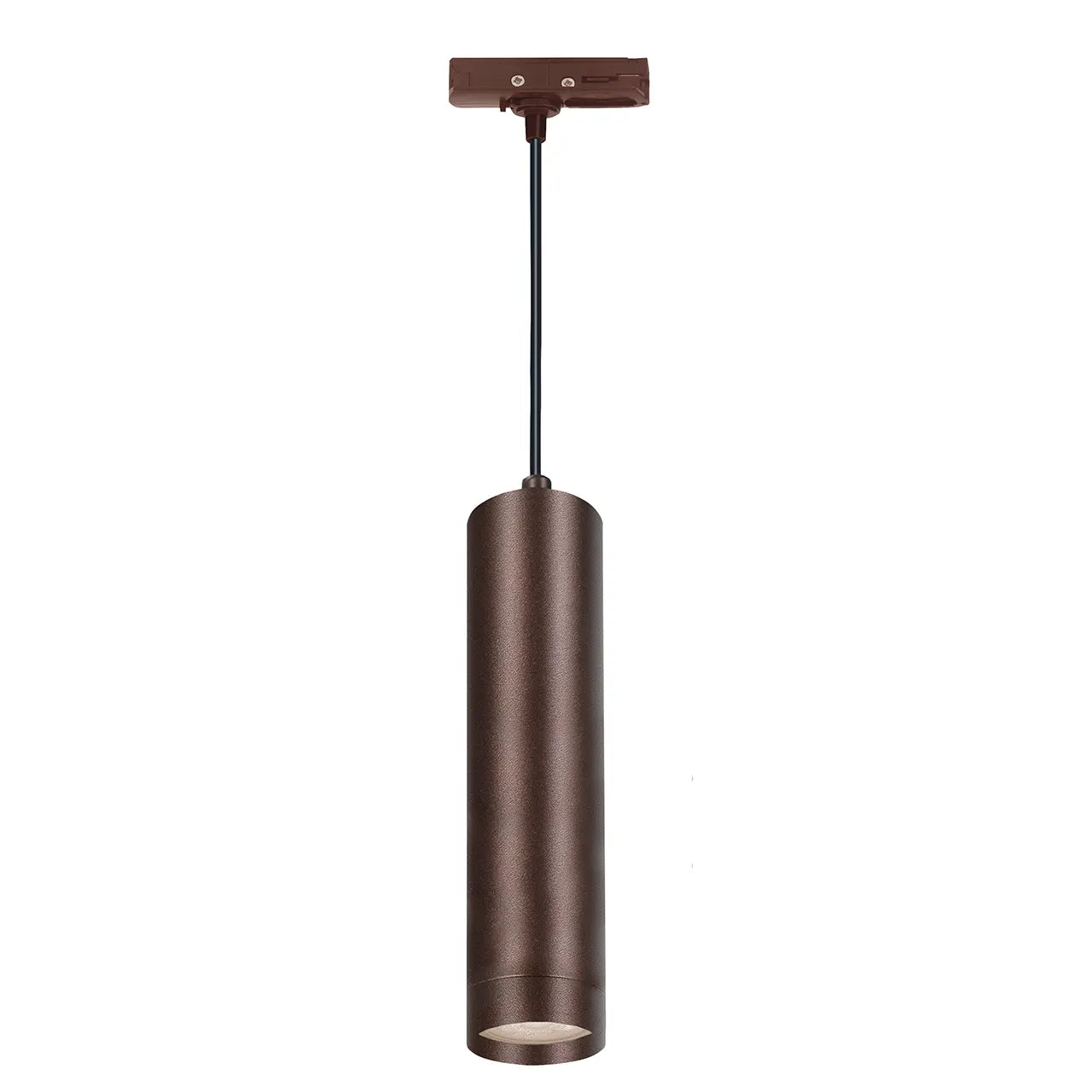 Highlight hanglamp Trackline - 1 lichts - 5.5 x 150 cm - bruin
