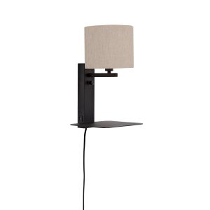 it's about RoMi wandlamp Florence – bruin – 24x22x42cm