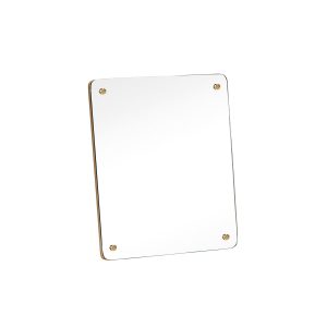 Hübsch tafelspiegel Smize – mdf/spiegelglas/eikenfineer – 25x9xh30cm