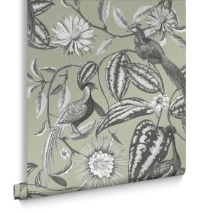 Graham & Brown Vliesbehang – Amherst's Garden Sage – Groen