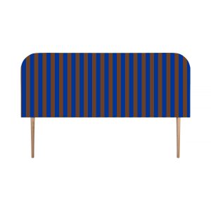 Gestoffeerd fluwelen hoofdbord met strepen 160x97cm Gestoffeerd fluwelen hoofdbord met strepen 160x97cm
