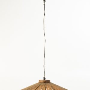 J-Line hanglamp Ovni – ijzer/jute – naturel – medium J-Line hanglamp Ovni – ijzer/jute – naturel – medium