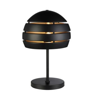 Freelight tafellamp Djarin – 1 lichts – 28 x 45 cm – zwart goud Freelight tafellamp Djarin – 1 lichts – 28 x 45 cm – zwart goud