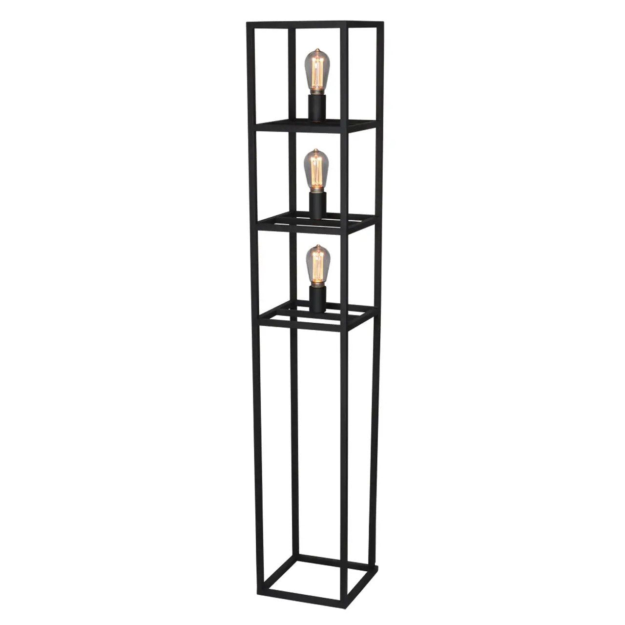 Freelight vloerlamp Novanta - 3 lichts - 26 x 150 cm - zwart