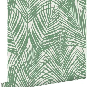 ESTAhome behang palmbladeren jade groen – 53 cm x 10.05 m – 139007 ESTAhome behang palmbladeren jade groen – 53 cm x 10.05 m – 139007