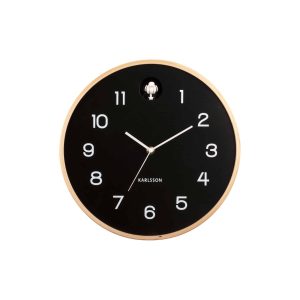Karlsson wandklok Natural Cuckoo – zwart – Ø31.5cm Karlsson wandklok Natural Cuckoo – zwart – Ø31.5cm